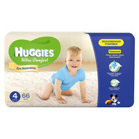 Подгузники Huggies Ultra Comfort для мальчиков Mega Pack (4) 8-14 кг, 66 шт.