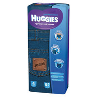 Трусики-подгузники Huggies 4 для мальчиков Mega Pack 9-14 кг, 52 шт.