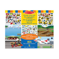 Набор со стикерами и фоном "Транспорт", Melissa &amp; Doug