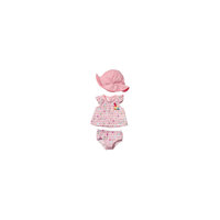 Летняя одежда для куклы "Цветное платье- розовая панама", BABY born Zapf Creation