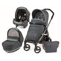 Модульная коляска 3 в 1 с шасси Book Plus Pop-Up, Peg-Perego, Blue Demin