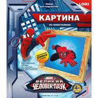 Картина из пластилина "Человек-паук", LORI
