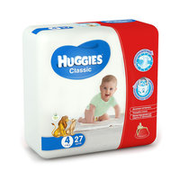 Подгузники Huggies Classic (4) Econom Pack 7-18 кг, 27 шт.