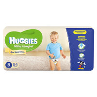 Подгузники Huggies Ultra Comfort для мальчиков Giga Pack (5) 12-22 кг, 64 шт.
