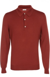 Шерстяное поло с длинными рукавами malo