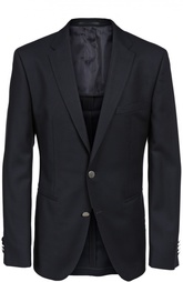 Однобортный шерстяной пиджак HUGO BOSS Black Label