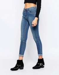 Укороченные джинсы Free People Hi Roller - Beau wash