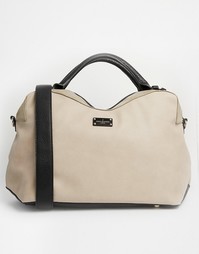 Объемная фактурная сумка на плечо Pauls Boutique Lauren - Серый