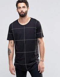 Футболка в клетку Only &amp; Sons - Черный