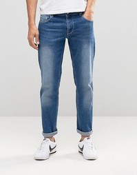 Эластичные джинсы слим ASOS - Умеренный синий