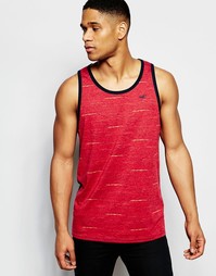 Узкая майка с контрастным дизайном Hollister Ringer - Burgundy