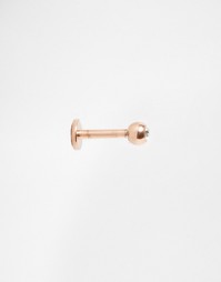 Губная серьга из розового золота Kingsley Ryan 6 мм - Розовое золото