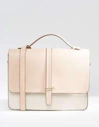 ASOS Satchel Bag With Slot Through Tab - Мульти