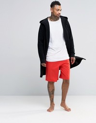 ASOS Loungewear Basketball Shorts With Printed Waistband - Красный
