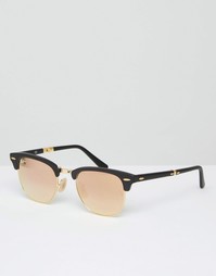 Солнцезащитные очки‑клабмастеры с зеркальными стеклами Ray-Ban 0RB2176