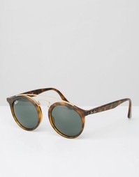 Круглые солнцезащитные очки Ray-Ban Gatsby 0RB4256 - Коричневый