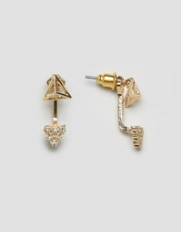 Треугольные серьги ASOS - Золотой