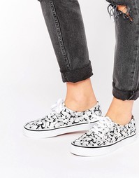 Кроссовки с принтом бабочек Vans Authentic