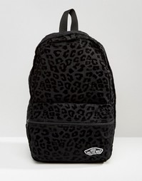 Рюкзак с бархатистой отделкой Vans Calico - Черный