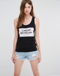 Cheap Monday Front Tank T-Shirt - Черный