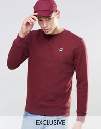 Свитшот с логотипом Fila Vintage - Burgundy