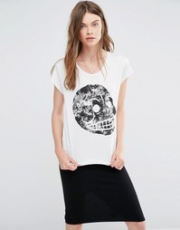 Футболка Cheap Monday Have - Грязно-белый