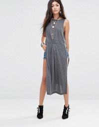 Топ макси Free People Comet - Серый