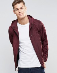 Бордовая ветровка на молнии ASOS - Burgundy