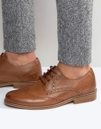 Светло-коричневые кожаные броги KG By Kurt Geiger Gloucester - Рыжий