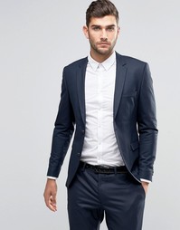 Jack &amp; Jones Premium Skinny Suit Jacket In Navy - Темно-синий