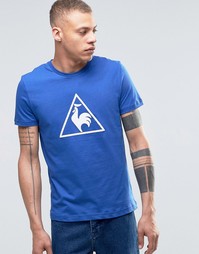 Футболка с логотипом в виде треугольника Le Coq Sportif - Синий