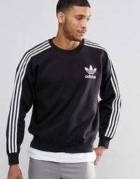 Свитшот с круглым вырезом adidas Originals Adicolour B10717 - Черный