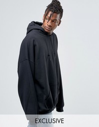Reclaimed Vintage Super Oversized Hoodie - Черный