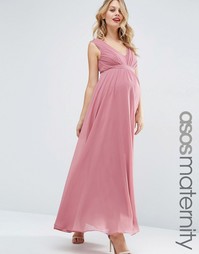 Платье макси для беременных ASOS Maternity - Розовый
