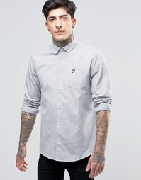 Меланжевая рубашка Lyle &amp; Scott - Серый