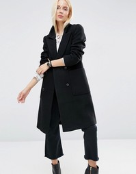Классическое пальто ASOS - Черный