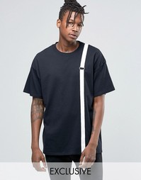 Oversize-футболка Reclaimed Vintage - Черный