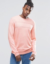 Джемпер из мериносовой шерсти с фактурной строчкой ASOS - Veiled rose