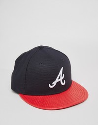 Кепка New Era 59 Fifty Diamond Era Atlanta Braves - Черный