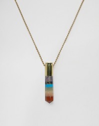 Ожерелье с кристаллом Lovebullets Chakra - Золотой