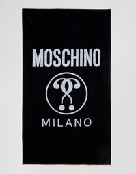 Пляжное полотенце с логотипом Moschino - Черный 1555