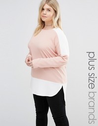 Топ в стиле колор блок AX Paris Plus - Blush