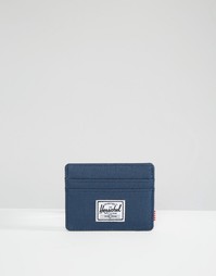 Темно-синяя визитница Herschel Supply Co Charlie - Темно-синий