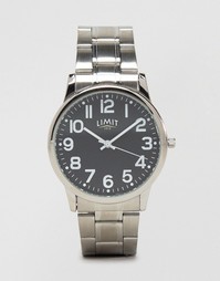 Серебристые наручные часы с черным циферблатом Limit эксклюзивно для A