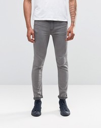 Серые выбеленные джинсы скинни Cheap Monday - Серый