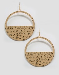 ALDO Bossert Hoop Drop Earrings - Золотой