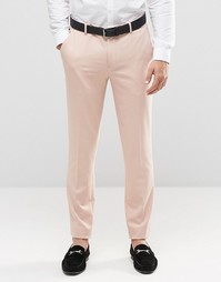 Розовые облегающие брюки ASOS - Mahogony rose