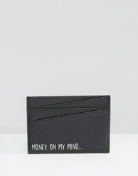 Дорожная визитница Monki Money On My Mind - Черный