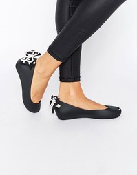 Туфли на плоской подошве Melissa Ultragirl Minnie Mouse - Черный