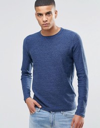 Легкий трикотажный джемпер Selected Homme - Синий